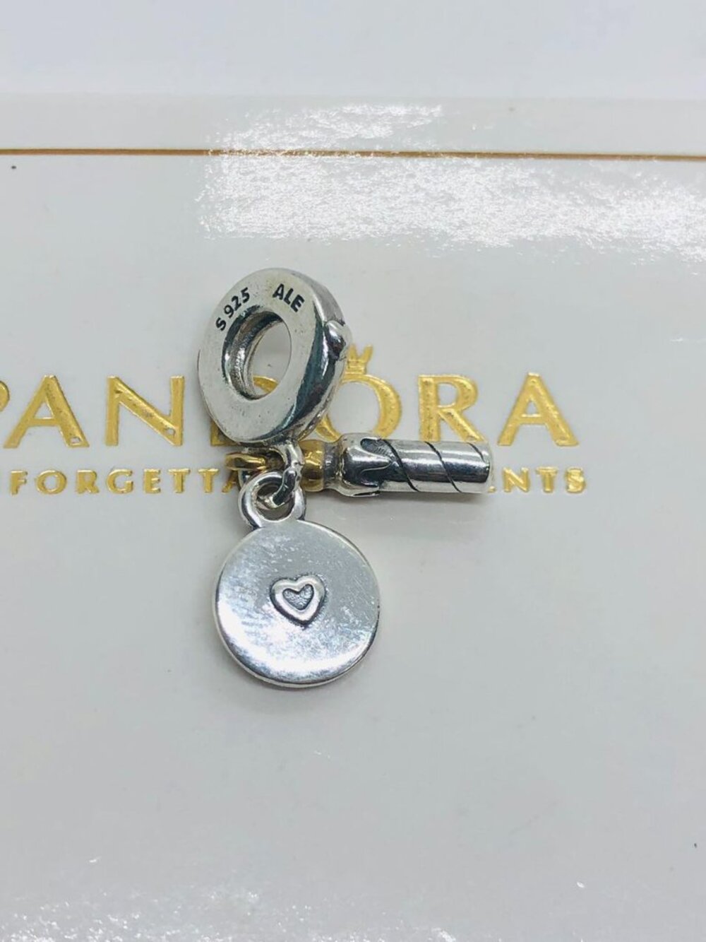 Pandora Two-tone Birthday Candle Dangle Charm - Picture 3 of 3